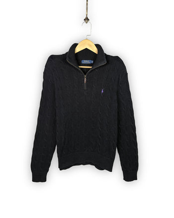 POLO RALPH LAUREN CABLE KNIT SWEATER - M