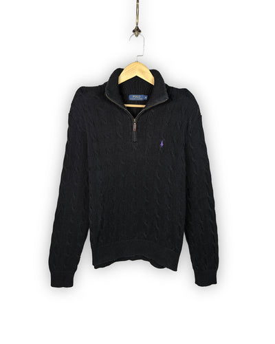 POLO RALPH LAUREN CABLE KNIT SWEATER - M