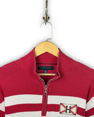TOMMY HILFIGER QUARTER-ZIP SWEATER - XL — view 3