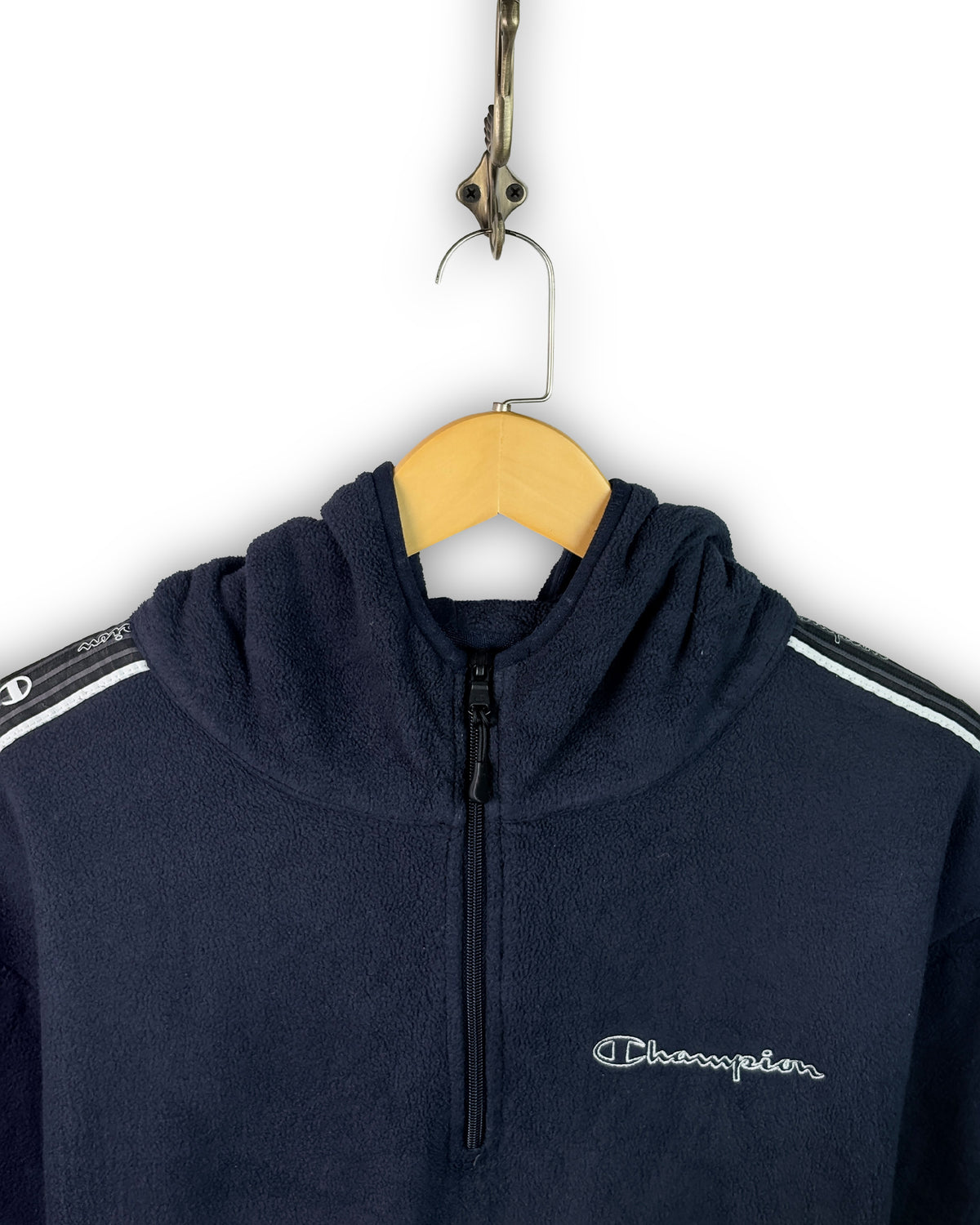 CHAMPION FLEECE HOODIE - L