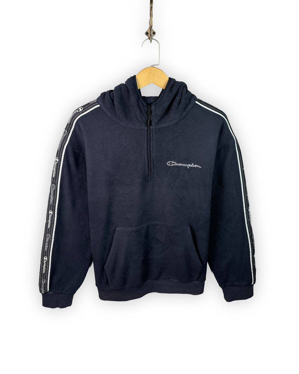CHAMPION FLEECE HOODIE - L