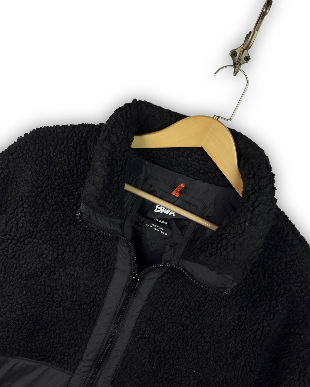 PULL&BEAR SHERPA JACKET - M