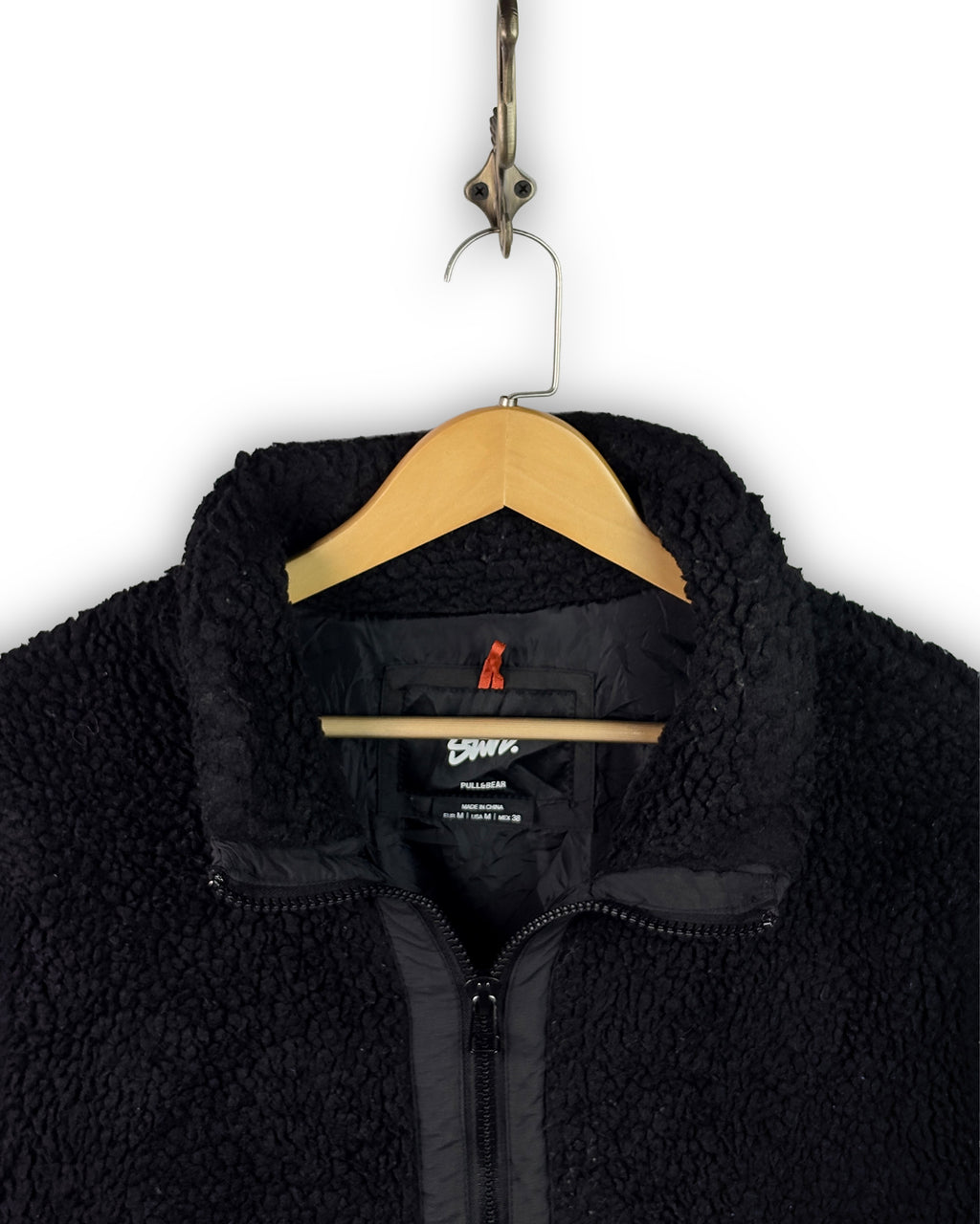 PULL&BEAR SHERPA JACKET - M