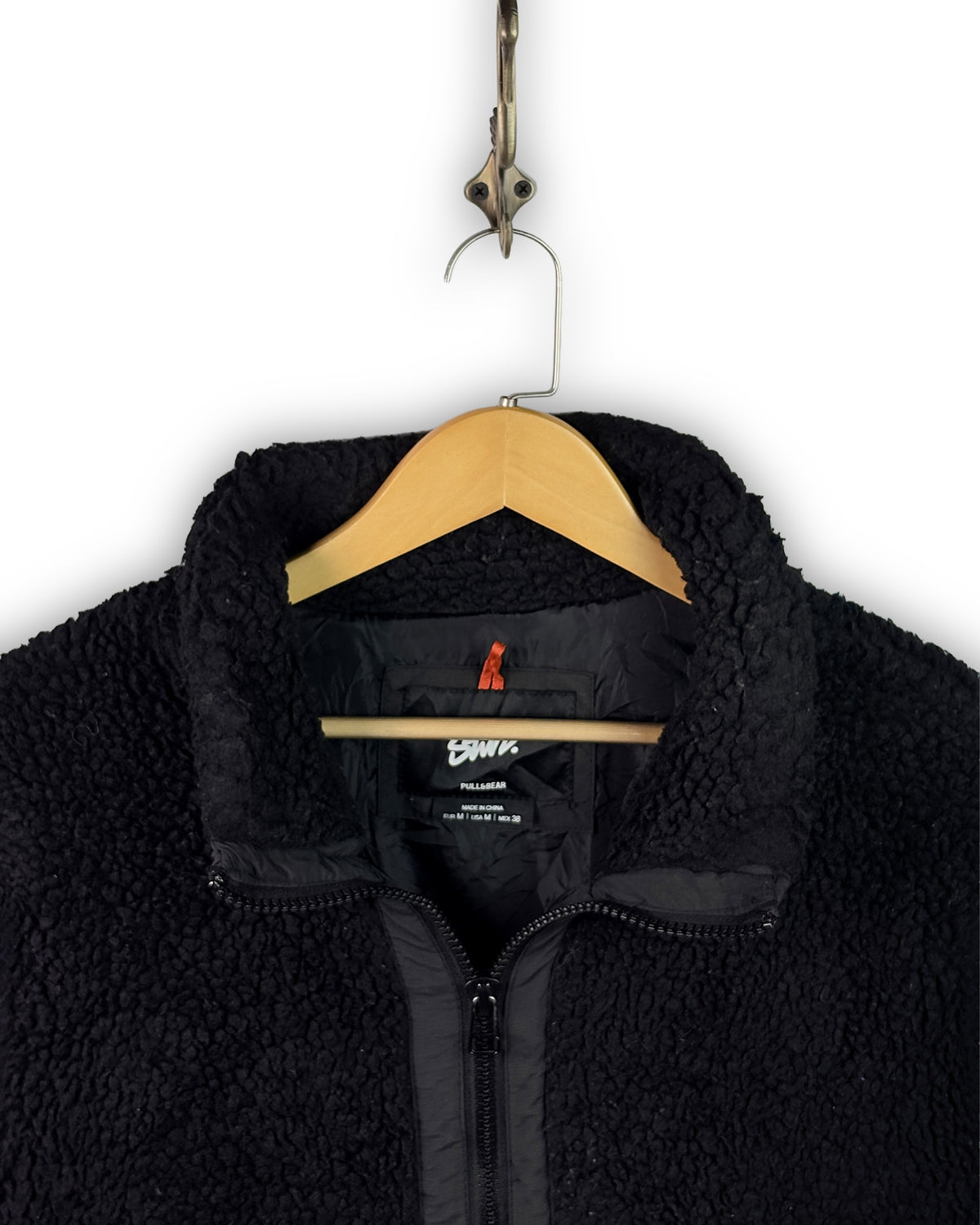 PULL&BEAR SHERPA JACKET - M