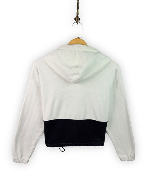 CHAMPION CROPPED FLEECE HOODIE - L