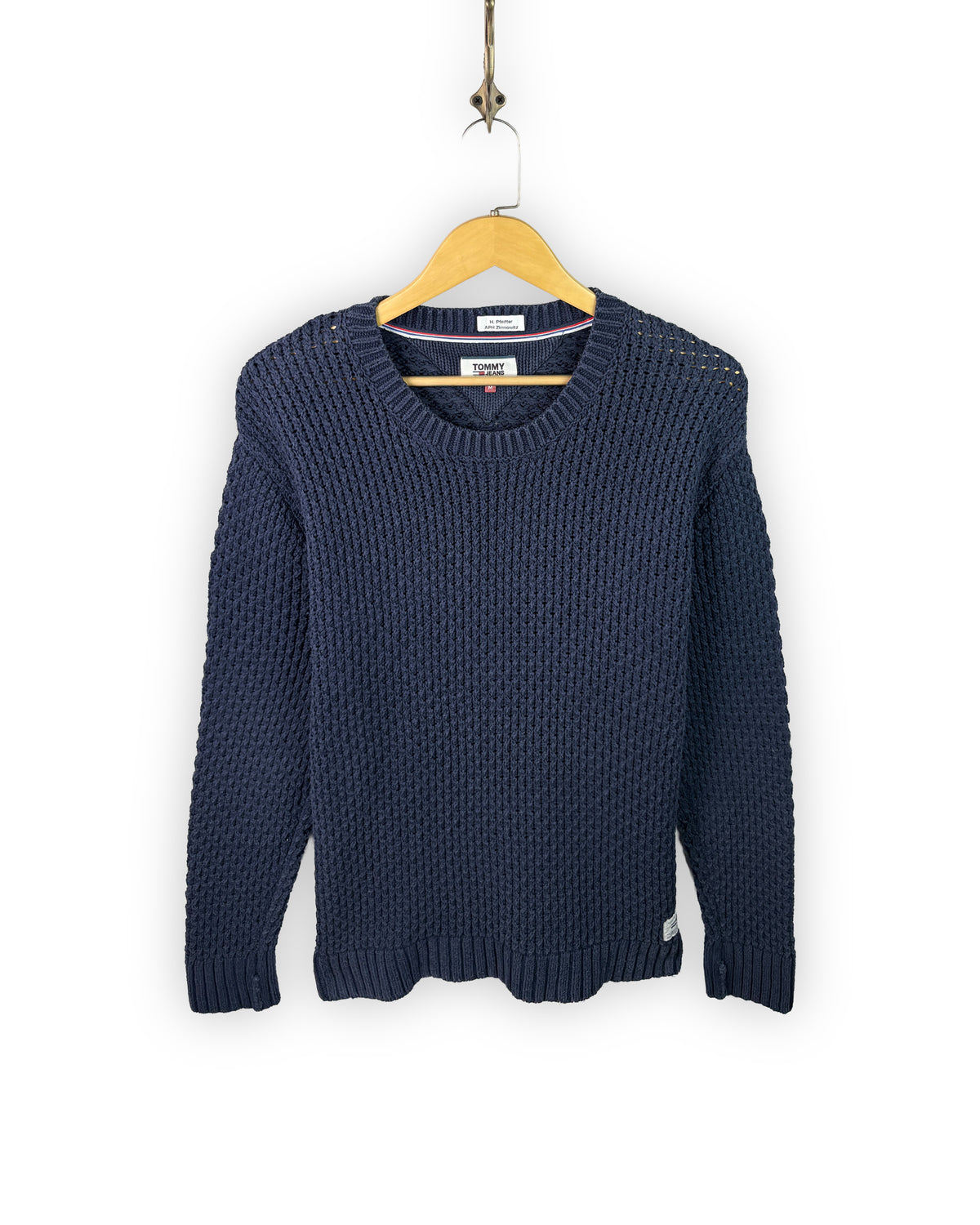 TOMMY JEANS RIBBED SWEATER - M