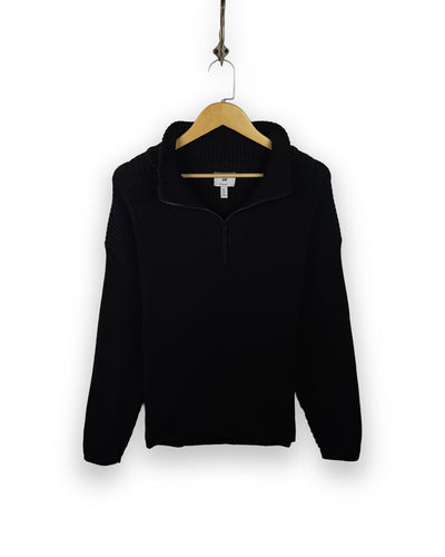 H&M QUARTER ZIP SWEATER - L