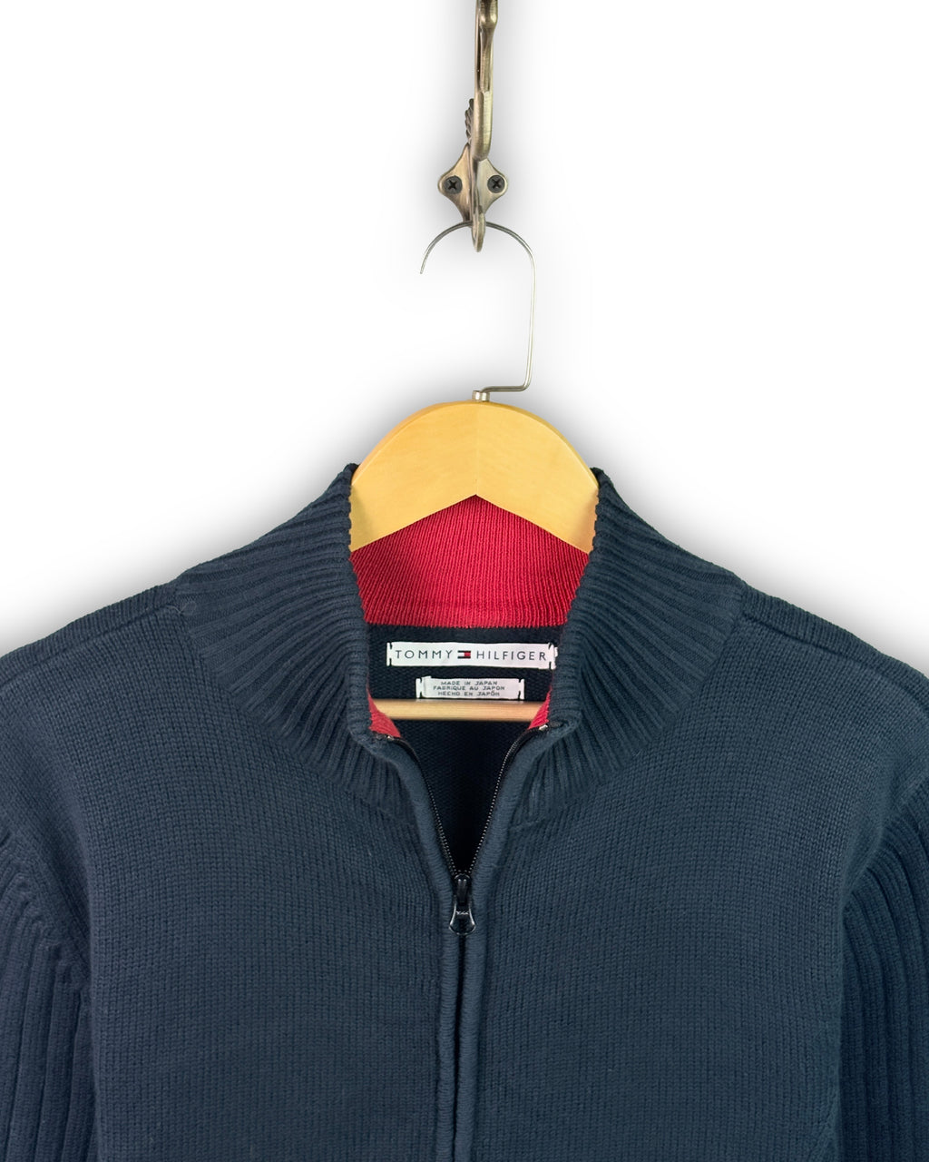 TOMMY HILFIGER RIBBED JACKET - M